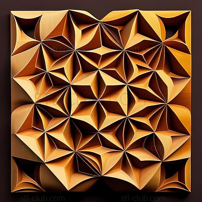 3D model st geometric pattern (STL)